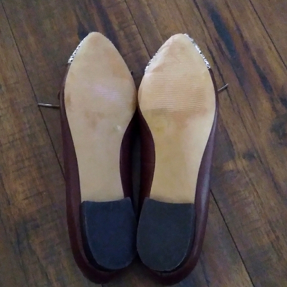 Sole Society Brown Lillie Pointed Flats - Picture 4 of 5